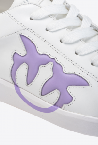 Sneakers Klum flat logo lilla Pinko