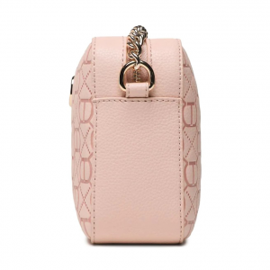 Borsa a Tracolla Twinset Oval T Embossed - Pink Mousse