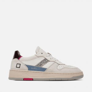 Sneakers Date Court 2.0 Vintage Calf - White Sky