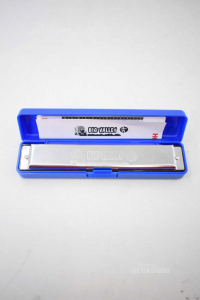 Armonia By Mouth Hohner Big Valley With Box Blue