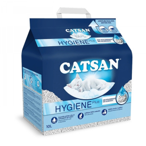 Catsan Hygiene Plus Sabbia Lettiera Per Gatti 10 Litri