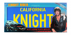 Knight Rider Replica 1/1: K.I.T.T. PLATE by Doctor Collector