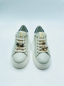 Sneakers Combi bianco sporco con libellula GIO+