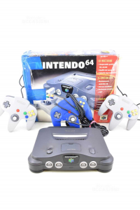 Konsole Nintendo 64 Mit Kabel,3 Joystick Und (Kiste Ruiniert)