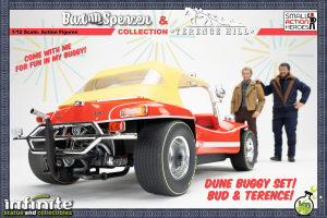 PREORDER* Small Action Heroes - Altrimenti ci arrabbiamo: SET BUD SPENCER  TERENCE HILL ON DUNE BUGGY by Infinite Statue