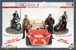 *PREORDER* Small Action Heroes - Altrimenti ci arrabbiamo: SET MEGA BUNDLE BUD SPENCER & TERENCE HILL CYCLES/BUGGY by Infinite Statue