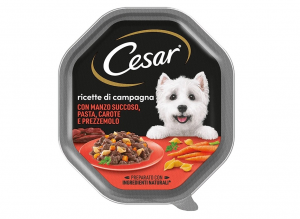 Cesar® Ricette di Campagna con manzo succoso, carote e prezzemolo 0,150g