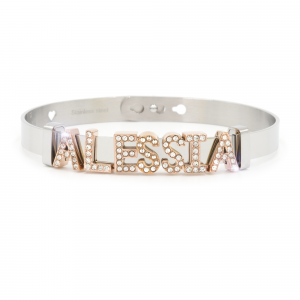 2MUCH Jewels Bracciale Componibile Basic - Steel nome Alessia