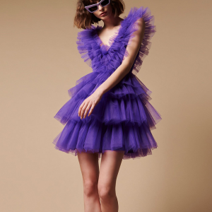 Abito Aniye By V Dress Nina - Purple