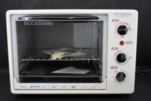 Oven Electric Automatic Elettric Oven Ventilated White Line Light Blue 1200w
