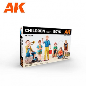 AK INTERACTIVE: 1/35; Children SET 1: Boys