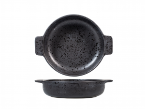 Pirofila in stoneware tonda 18xh4,5 cm