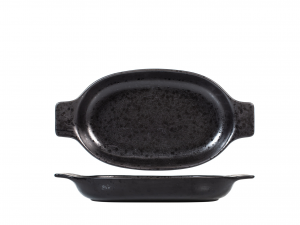 Pirofila in stoneware ovale 27,5x18xh4 cm