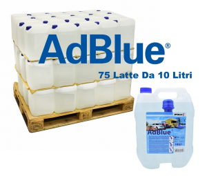 Bancale 75 Latte Da 10 Litri Adblue Urea Additivo Ad Blue Tanica Scr