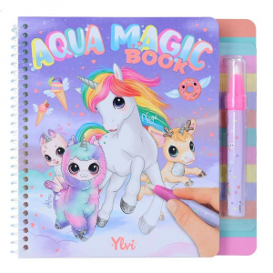 Ilvi album aqua magic book unicorno album che si colora con l'acqua