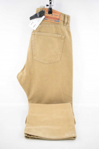 Trousers Man Diesel Color Sand Size.34