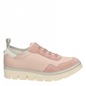 P05 SLIP-ON IN NYLON AND SUEDE powder-pink