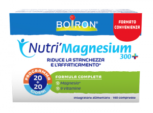 BOIRON NUTRI'MAGNESIUM 300+ 160 COMPRESSE - INTEGRATORE ALIMENTARE DI MAGNESIO 