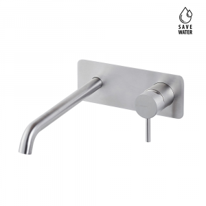 Basin mixer with wall plate X-Steel 316 Newform