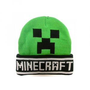 Cappello verde Minecraft berretto invernale taglia unica 