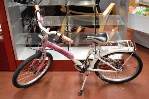 Bike Baby Girl Carratt White And Pink