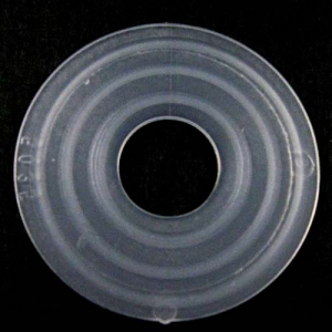 Guarnizione rondella gommino Ø30 mm foro interno 13 mm PVC colore neutro