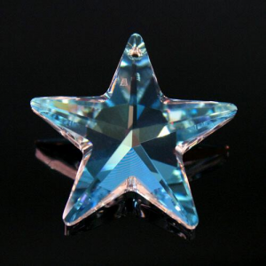 Pendaglio Swarovski stella Aurora Boreale 28 mm - 6714 -