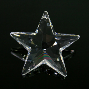 Pendaglio Swarovski stella Cristallo Trasparente 28 mm - 6714 -