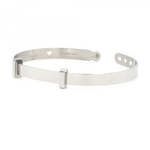 2MUCH Jewels Bracciale Componibile Basic - Steel nome Fede