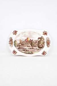 Keramikplatte Königlich Häuser Von Großbritannien Zeichnung Schloss 27x18 Cm