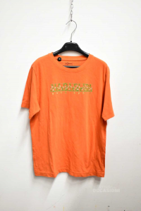 T-shirt Boy Napapijri Orange 14 Years
