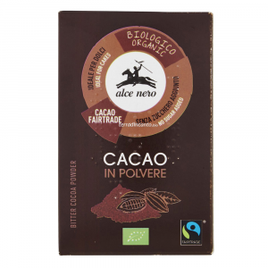 Cacao amaro in polvere Alce nero fairtrade