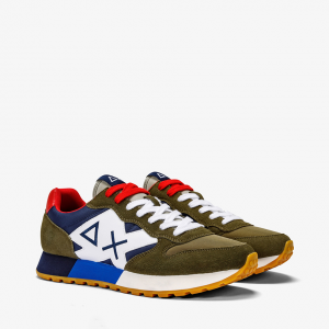 Sneakers Sun68 Jaki Tricolor - Militare Navy Blue