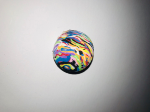 Imac Pawise morbida pallina colorata in spugna multicolor diametro 1,5 cm