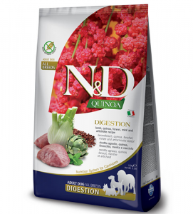 Farmina - N&D Quinoa Dog - All Breeds Adult - Digestion - 7kg - DANNEGGIATO (CIRCA 3KG)