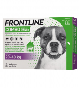 Frontline - Combo - Da 20 a 40 kg - 3 pipette