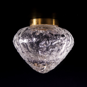 Finale per lampadari vetro graniglia cristallo con attacco M10x1