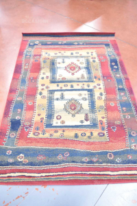 Carpet Merinos 120x180 Cm Red Blue Green Beige