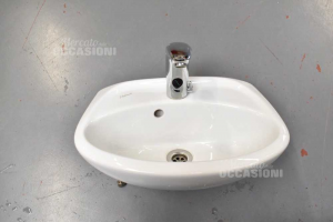 Waschbecken Mini Dolomit + Wasserhahn Mit Fotocellula