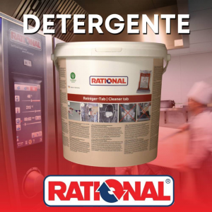 Pastiglie Detergente RATIONAL Rosse per SelfCookingCenter® e CombiMaster® Plus 100 Pezzi