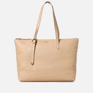 Borsa Tote Coccinelle Gleen in Pelle - Toasted
