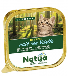Natua Cat - Country - Kitten - 100gr x 17 vaschette