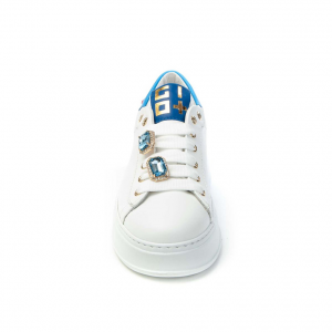 Sneakers Gio+ PIA38 Granchio - Bianco Azzurro
