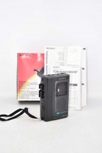 Cassette Recorder Sony Tcm-85v Con Audio Esterno ( No Alimentatore )