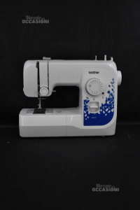 Sewing Machine Brother Az 17 With Itruzioni And Accessories + Bag Blue