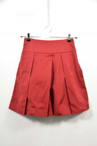 Skirt Woman Pimko Red Dark Size S