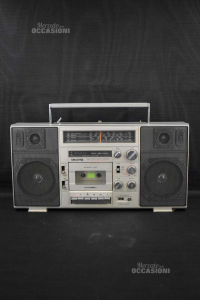 Radio Stereo Con Lettore Audiocassette Sinudyne Mod. RD-802 (funzionante)