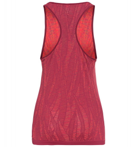 Odlo - BL TOP CREW NECK SINGLET BLACKCOMB LIGHT RASPBERRY FUDGE / SPACE DYE