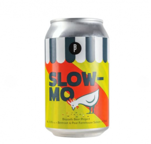 Brussels Beer Project, Slow-Mo, Beetroot & Pear Farmhouse Saison, 5,5%, Lattina 33cl