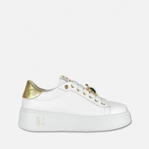 Sneakers Gio+ PIA36 Tartaruga - Bianco Oro